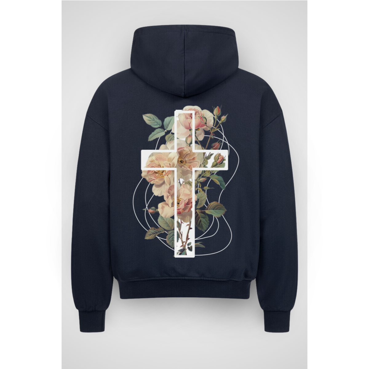 CROSS | Oversized zipper hoodie