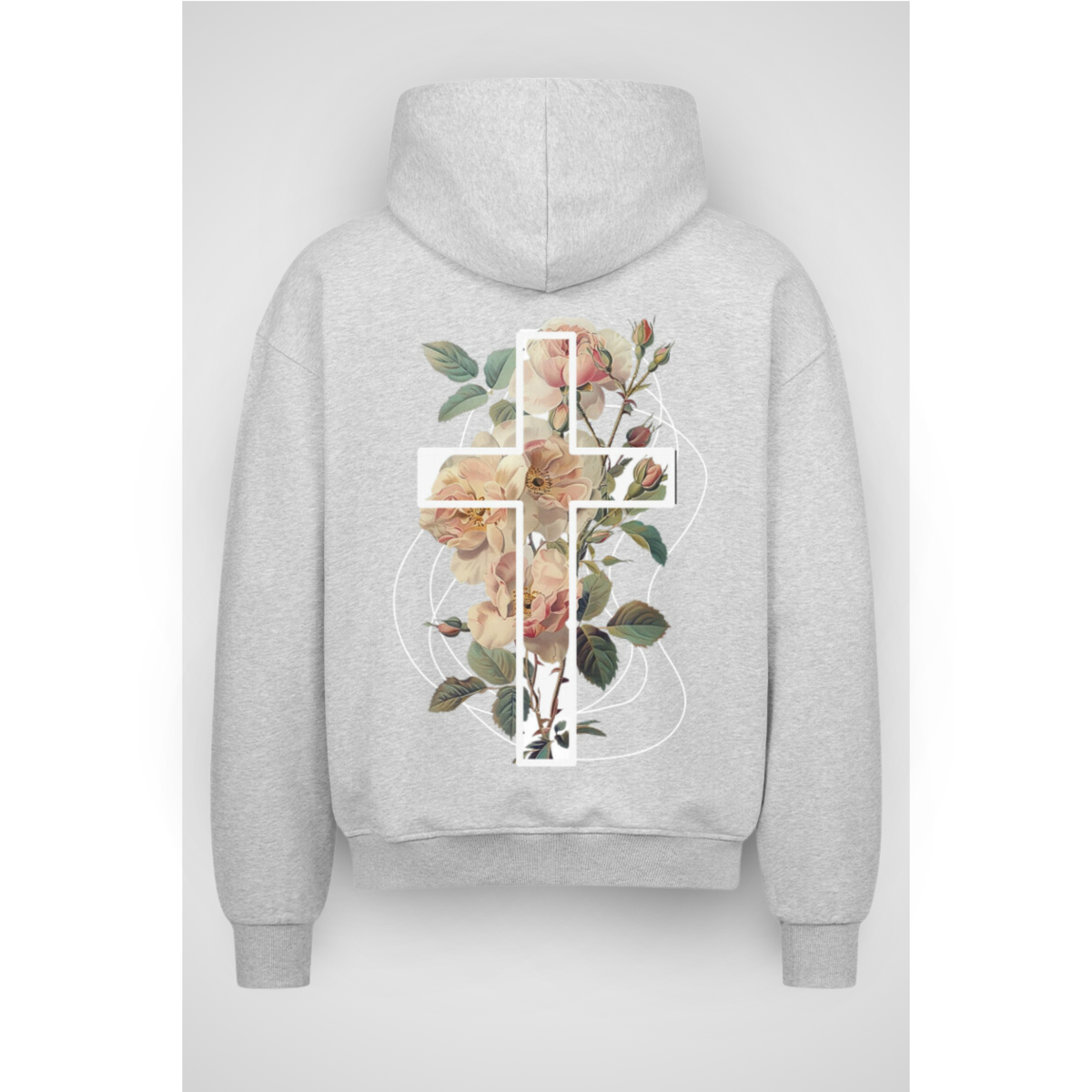 CROSS | Oversized zipper hoodie