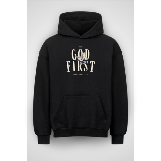 PUT GOD FIRST | Oversized hoodie