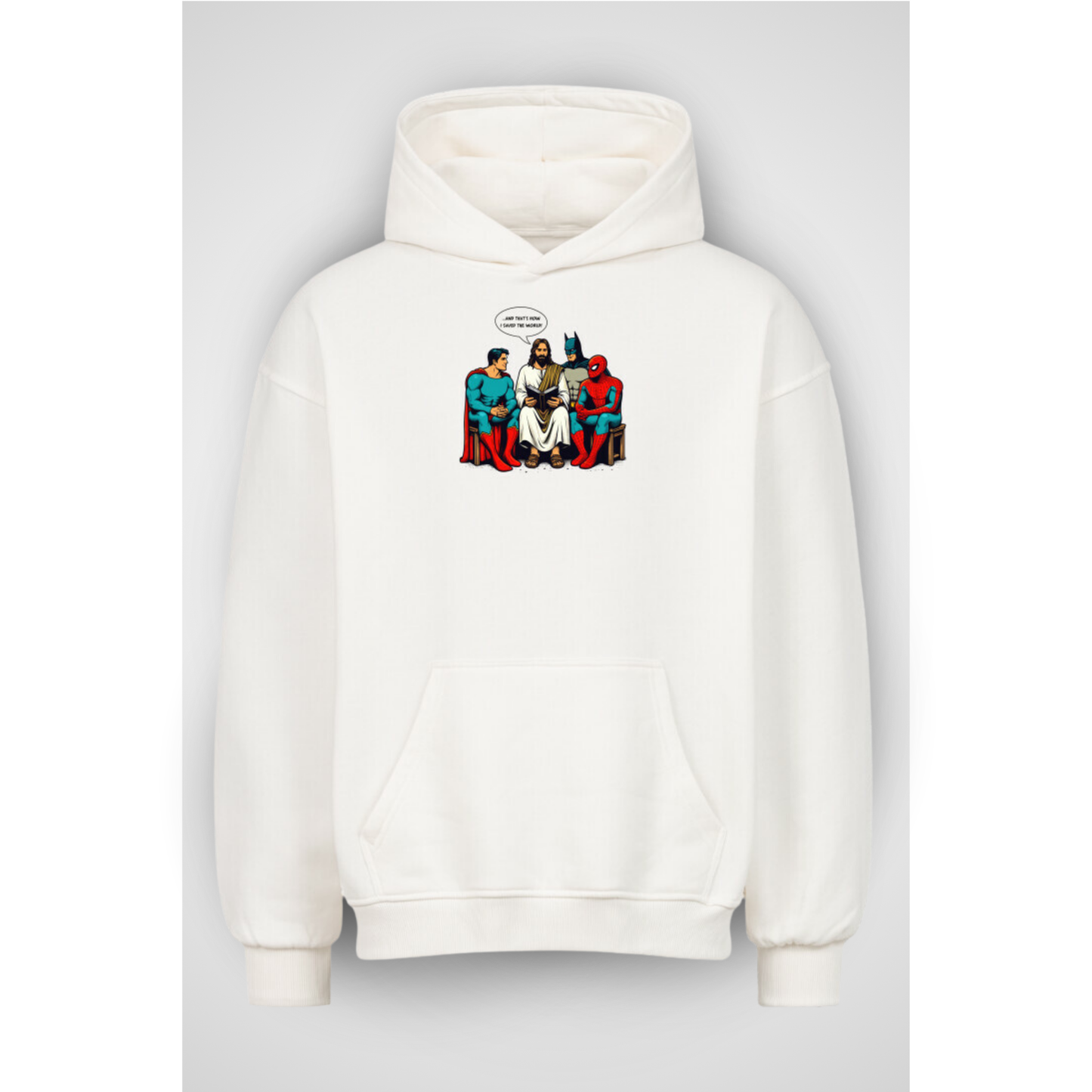 "That's how I saved the world" | Oversized Hoodie