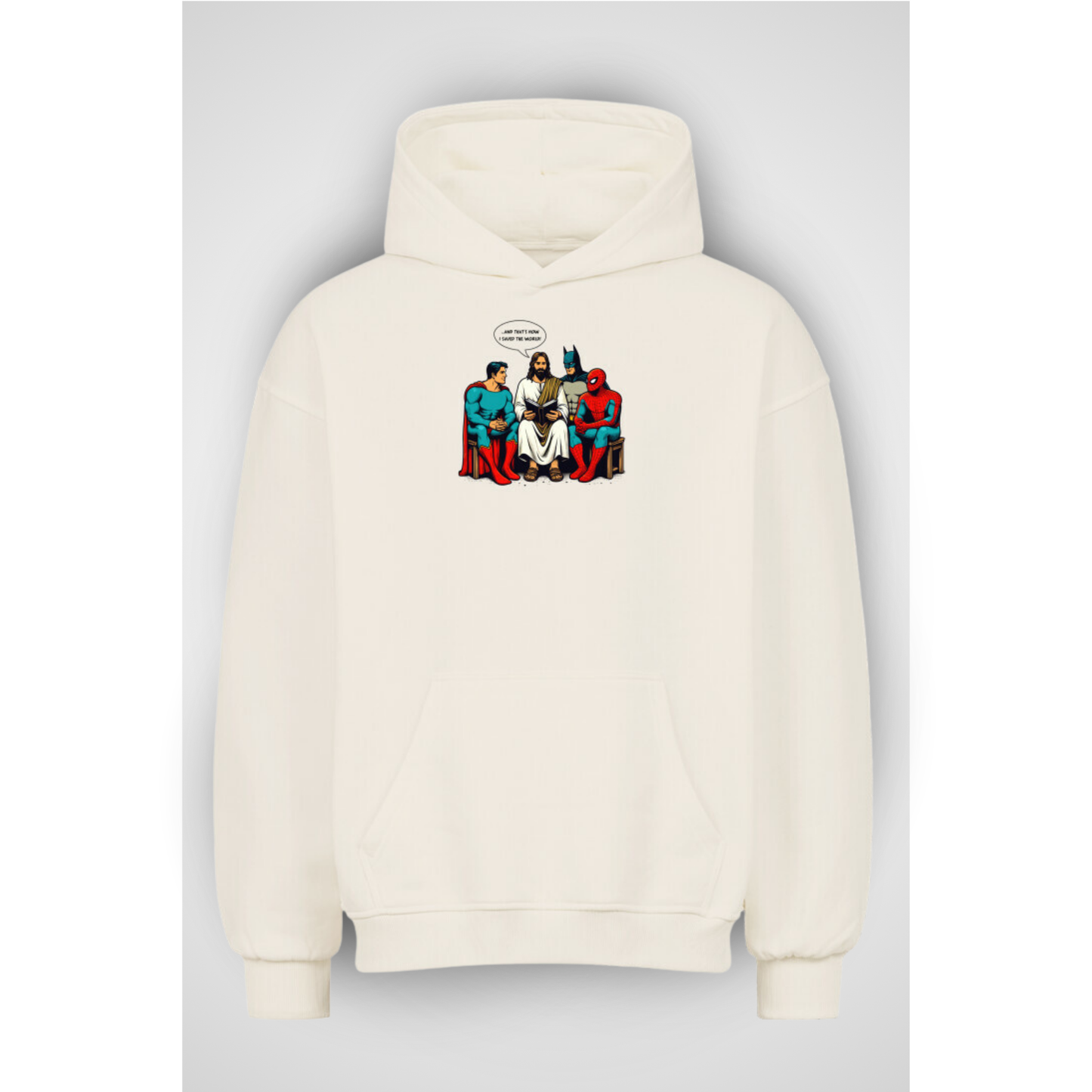 "That's how I saved the world" | Oversized Hoodie