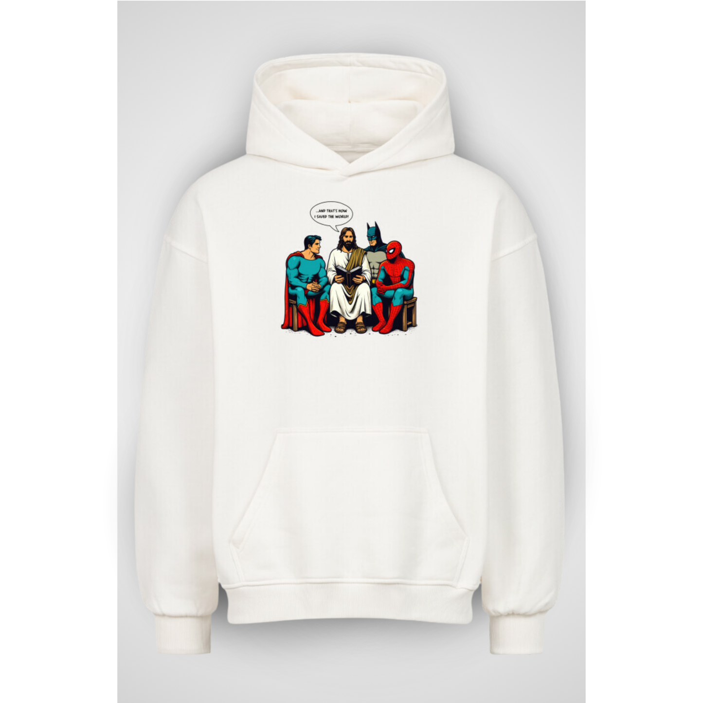 "That's how I saved the world" | Oversized Hoodie