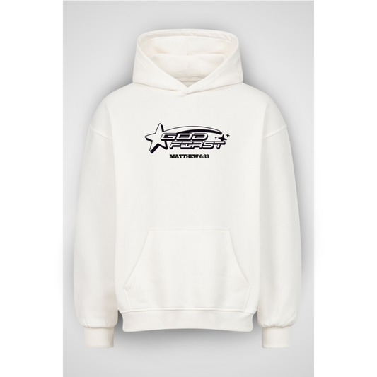 GOD FIRST | Oversized Hoodie