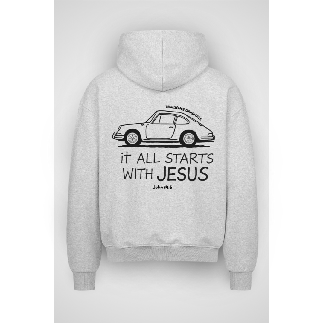 START | Oversized Zipper Hoodie