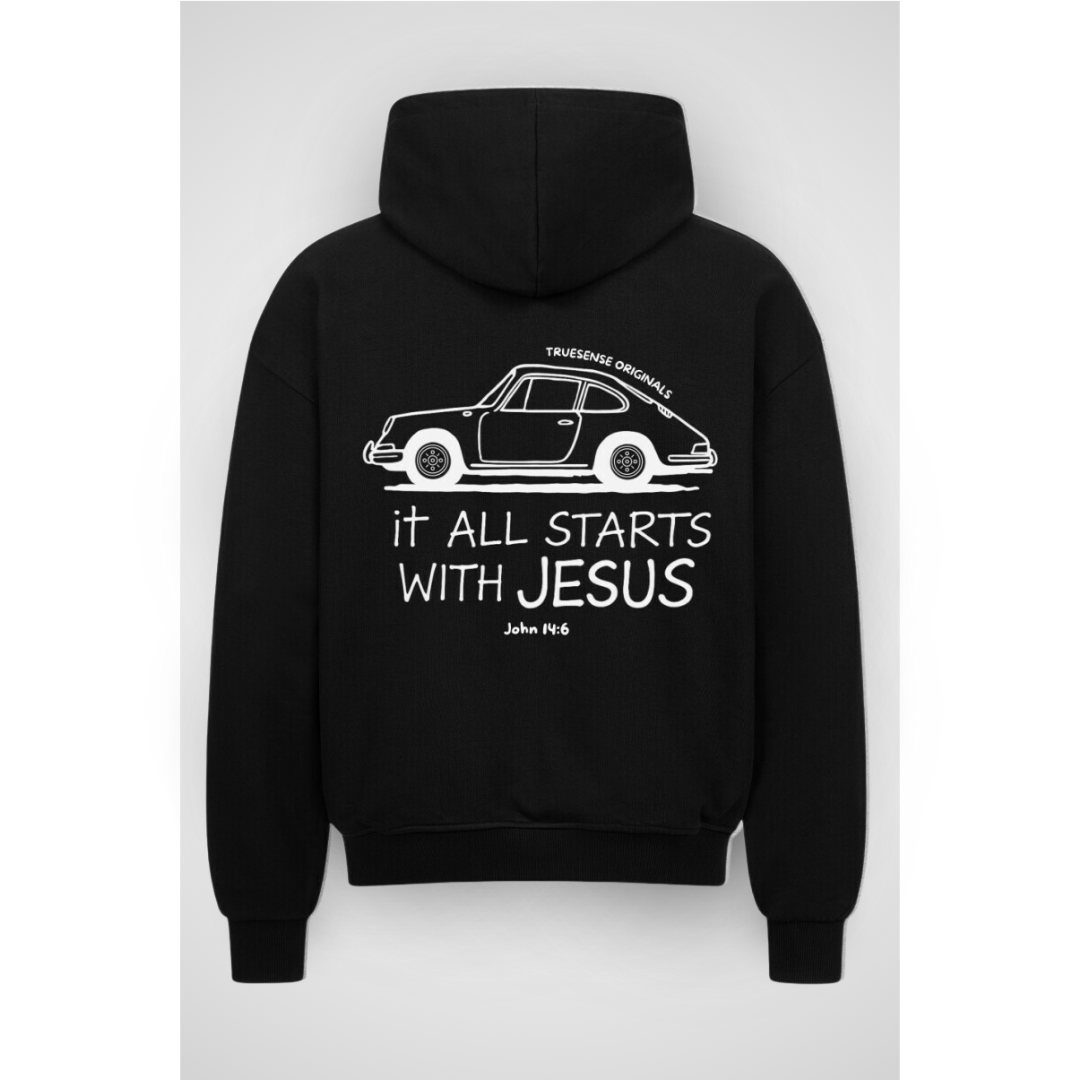 START | Oversized Zipper Hoodie