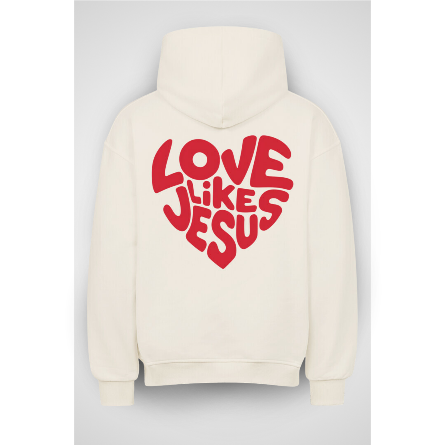 LIKEJESUS | Oversized Hoodie (back print edition)