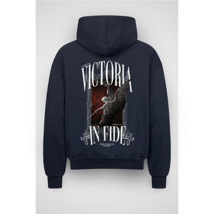 VICTORIA | Sweat à capuche zippé surdimensionné