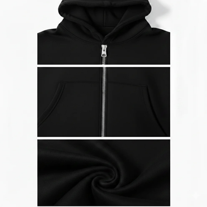 WARRIOR | Oversized Zipper Hoodie
