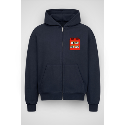 LETGOD | Oversized Zipper Hoodie