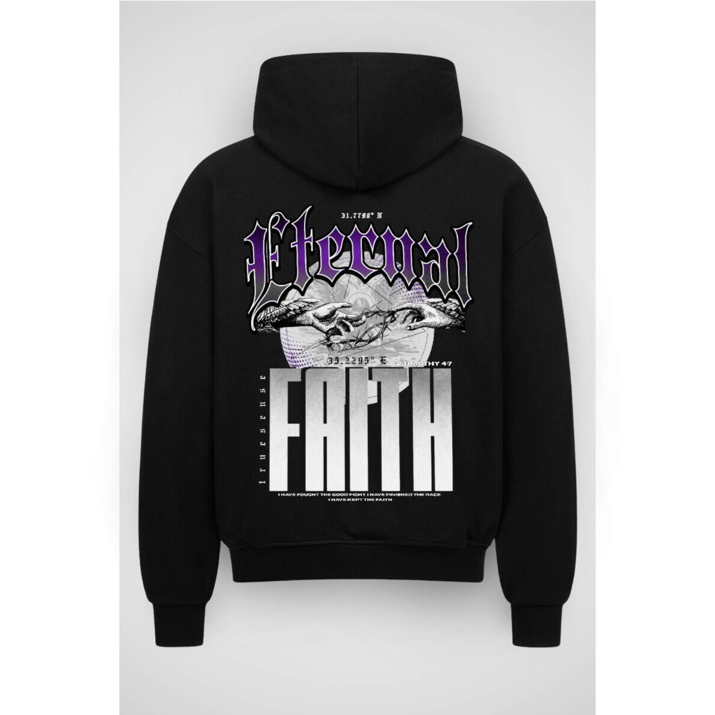 ETRNL | Sweat à capuche zippé surdimensionné