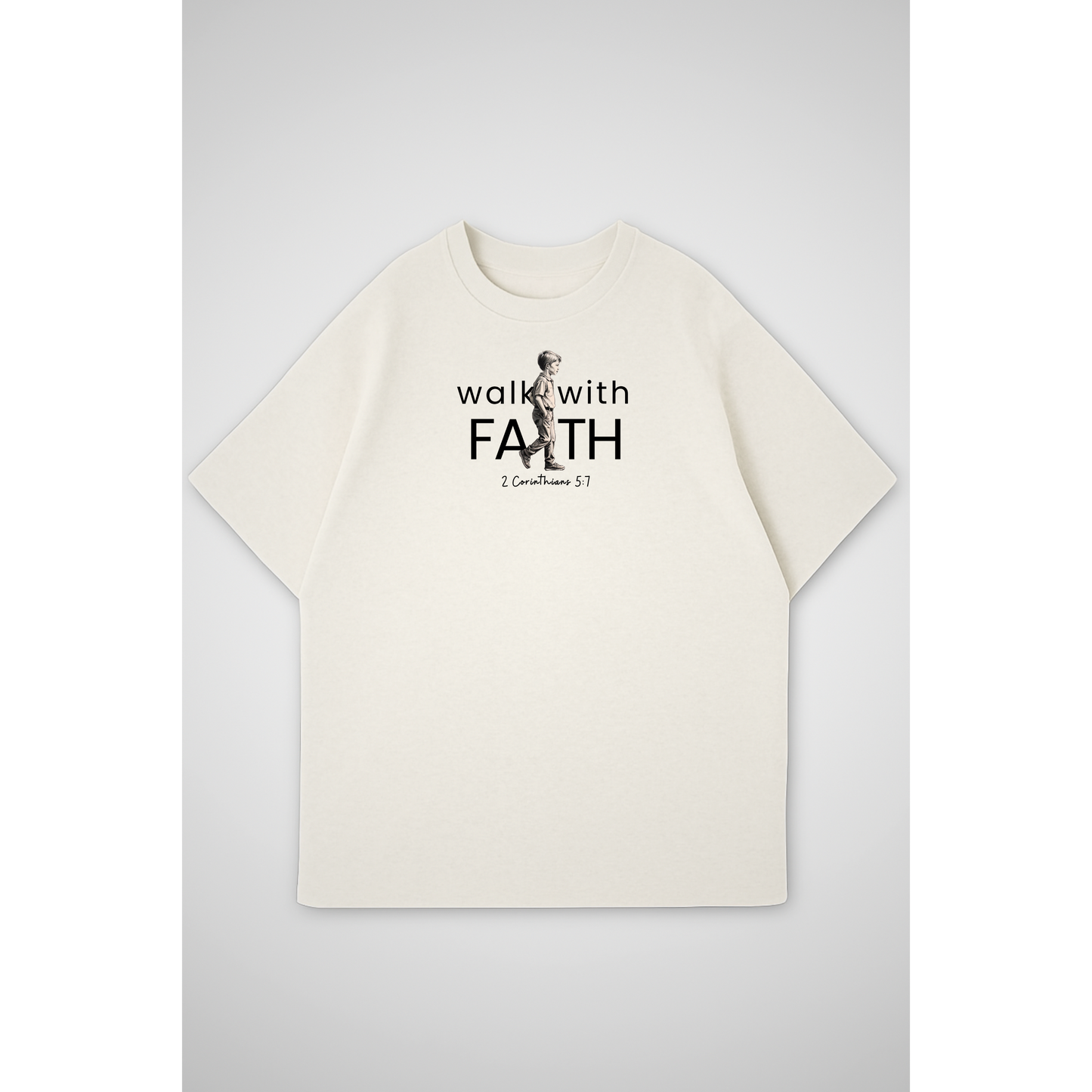 FAITHWALK | Premium Oversized T-Shirt