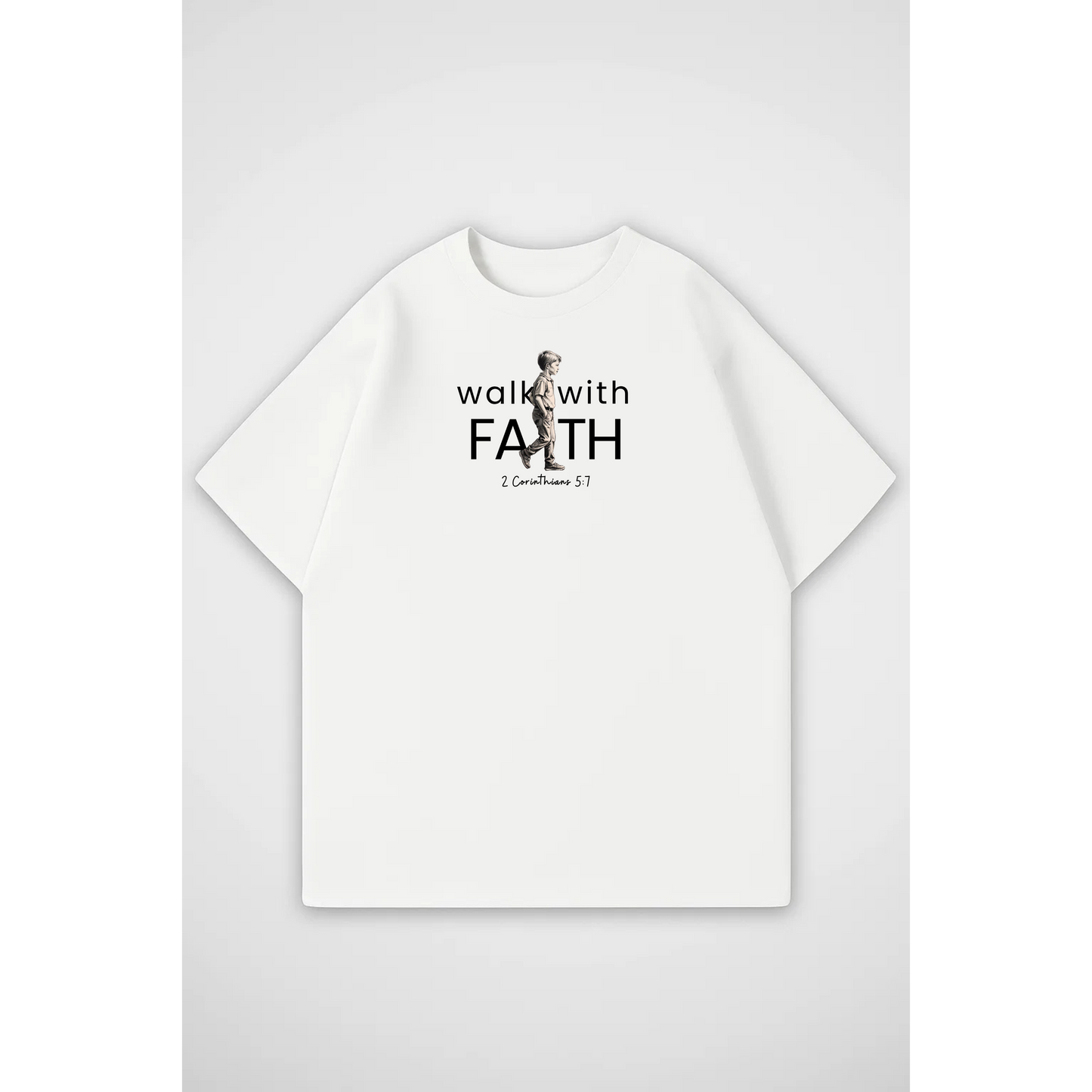 FAITHWALK | Premium Oversized T-Shirt