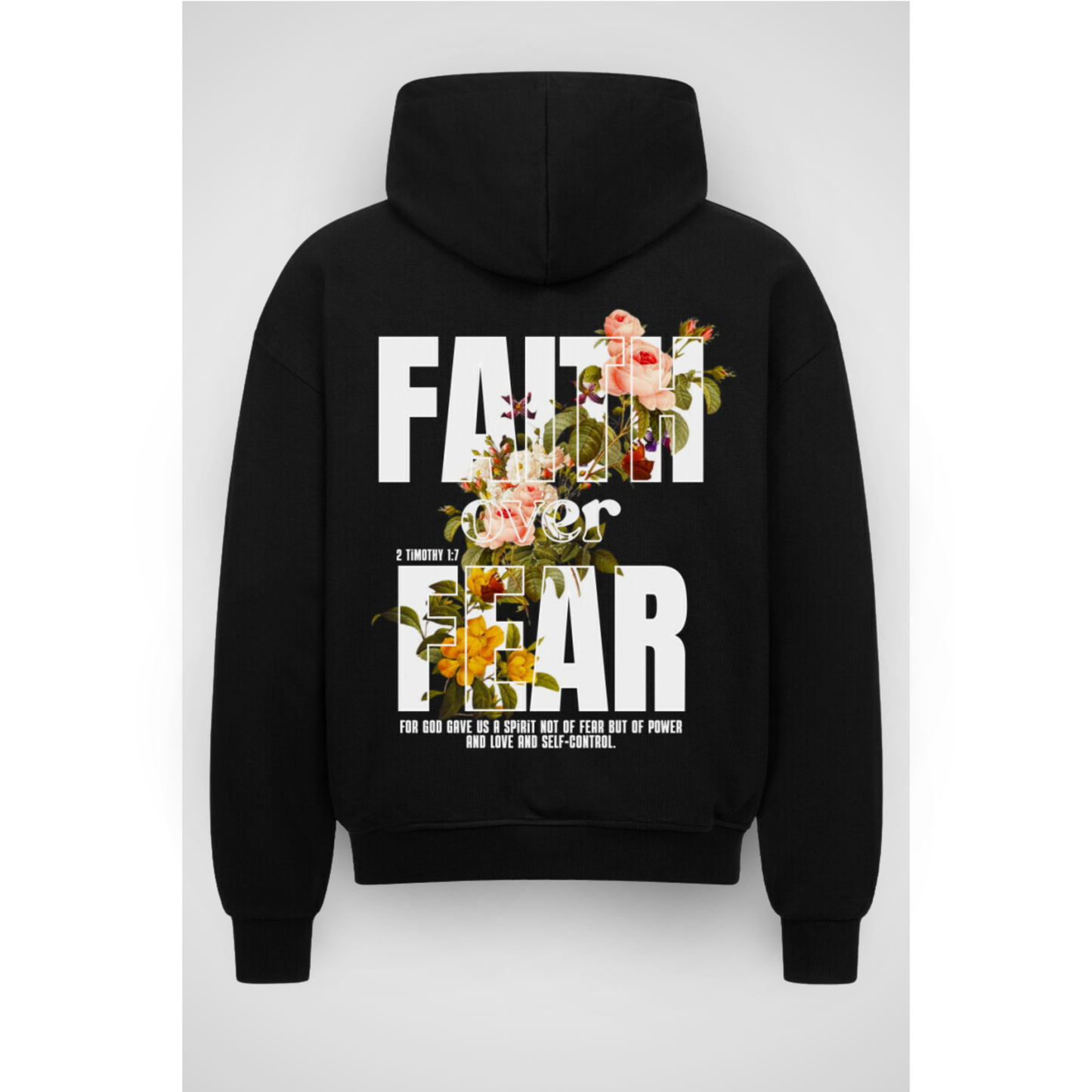 FAITH | Sweat à capuche zippé surdimensionné