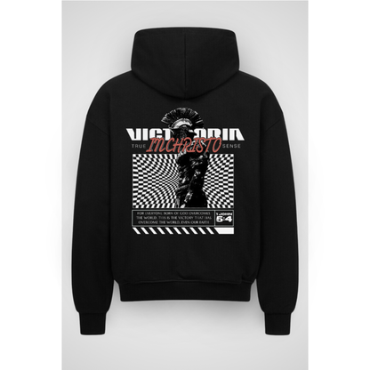 VICT | Sweat à capuche zippé surdimensionné