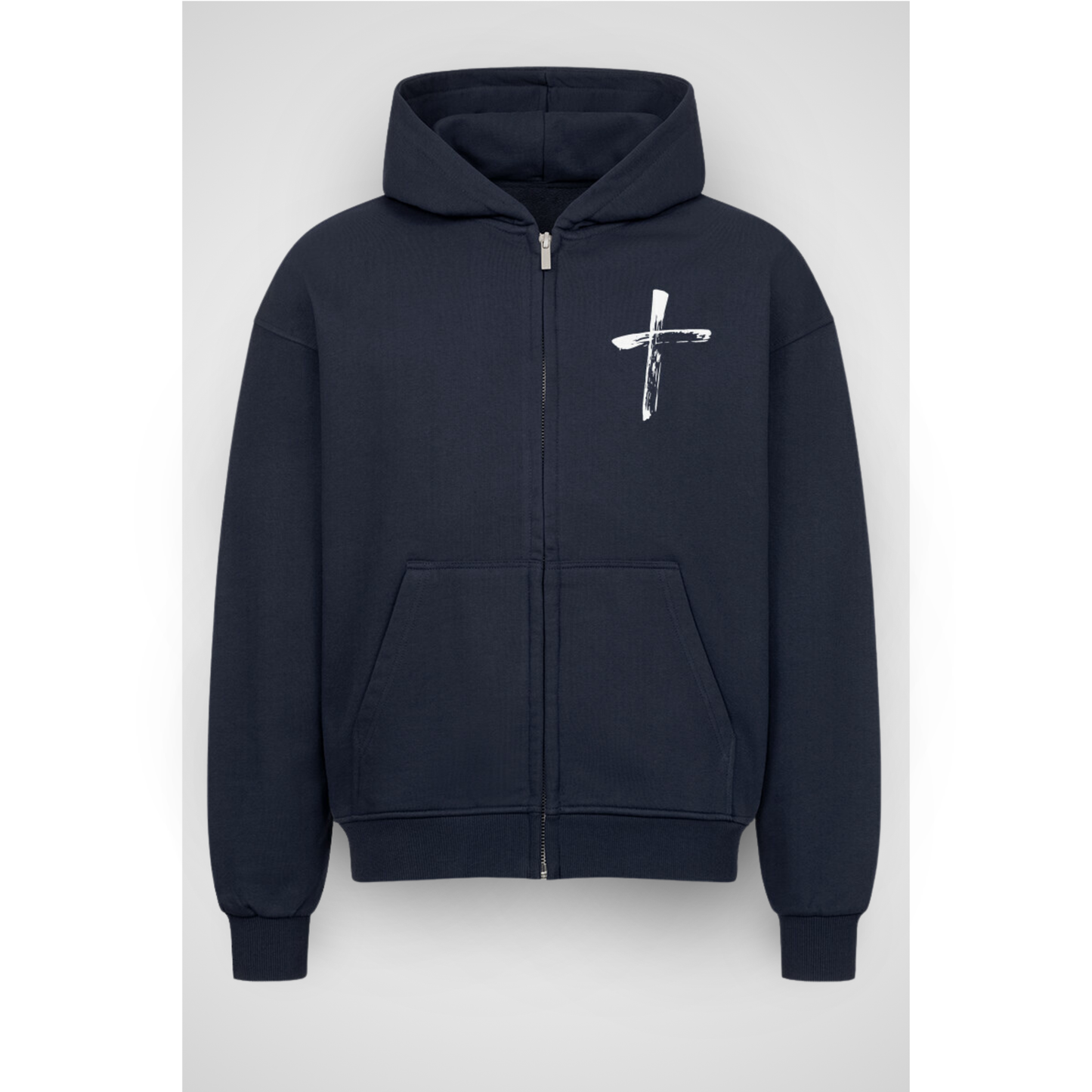 CHRISTIAN | Sweat à capuche zippé surdimensionné