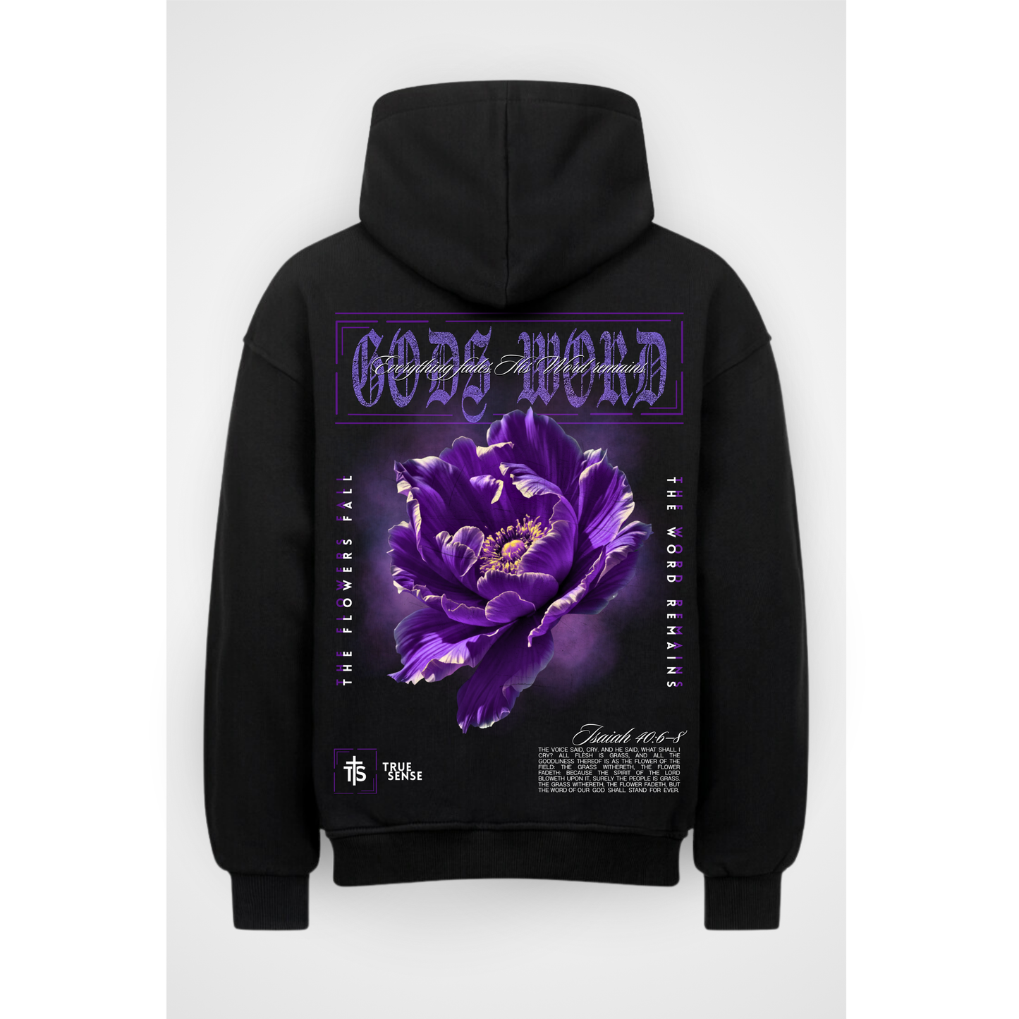 WORD | Oversized Zipper Hoodie