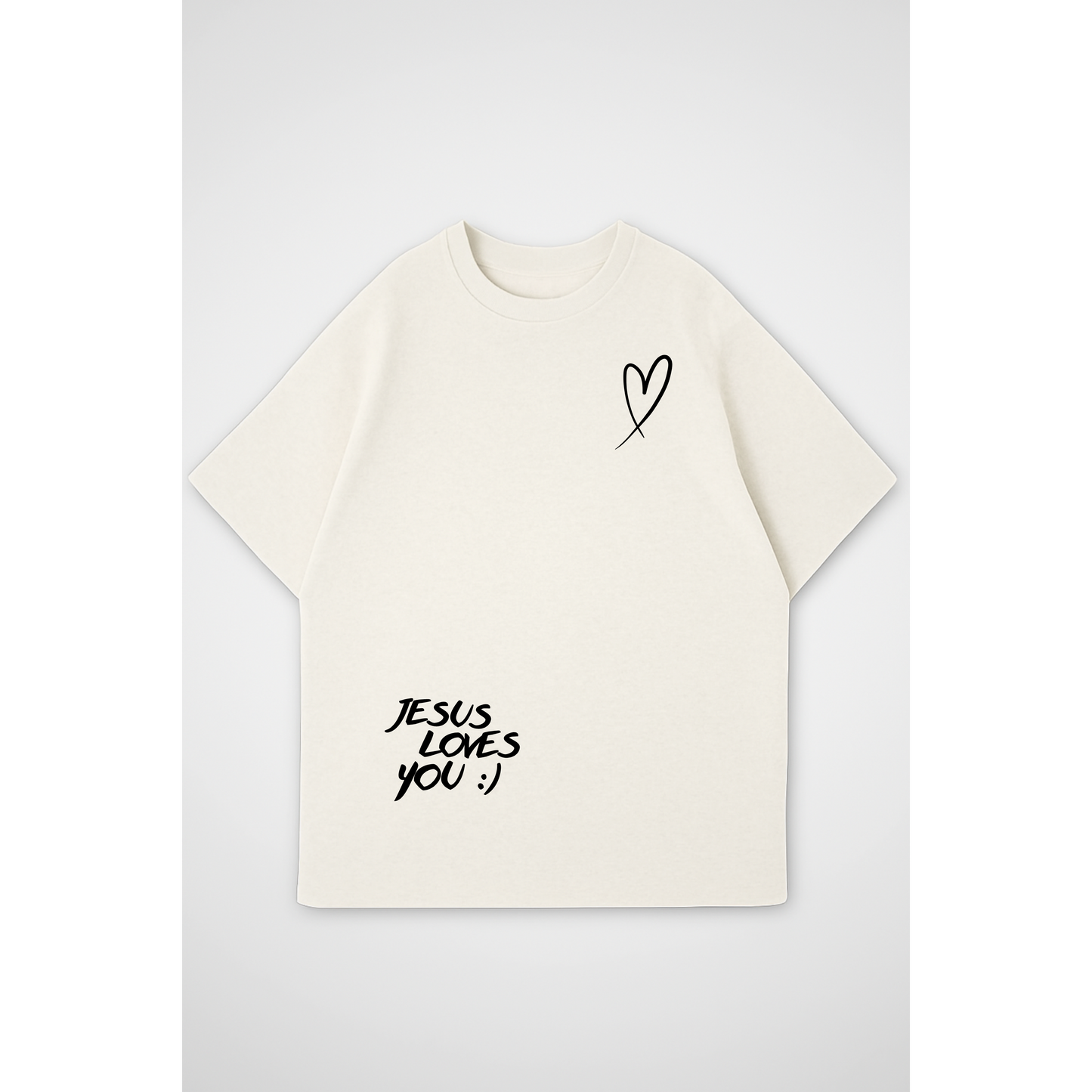 JESUS LOVES YOU | Oversized T-Shirt