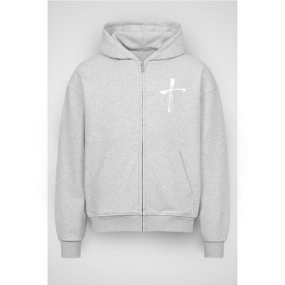 CHRISTIAN | Sweat à capuche zippé surdimensionné