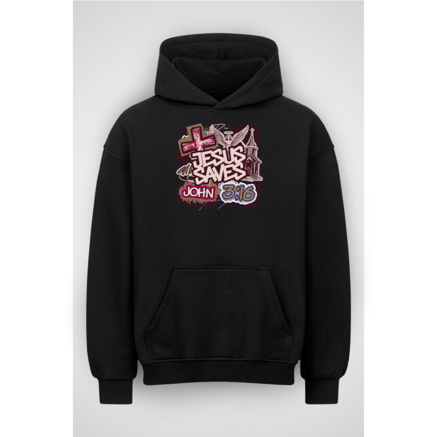 JOHN3:16 | Premium Oversized Hoodie