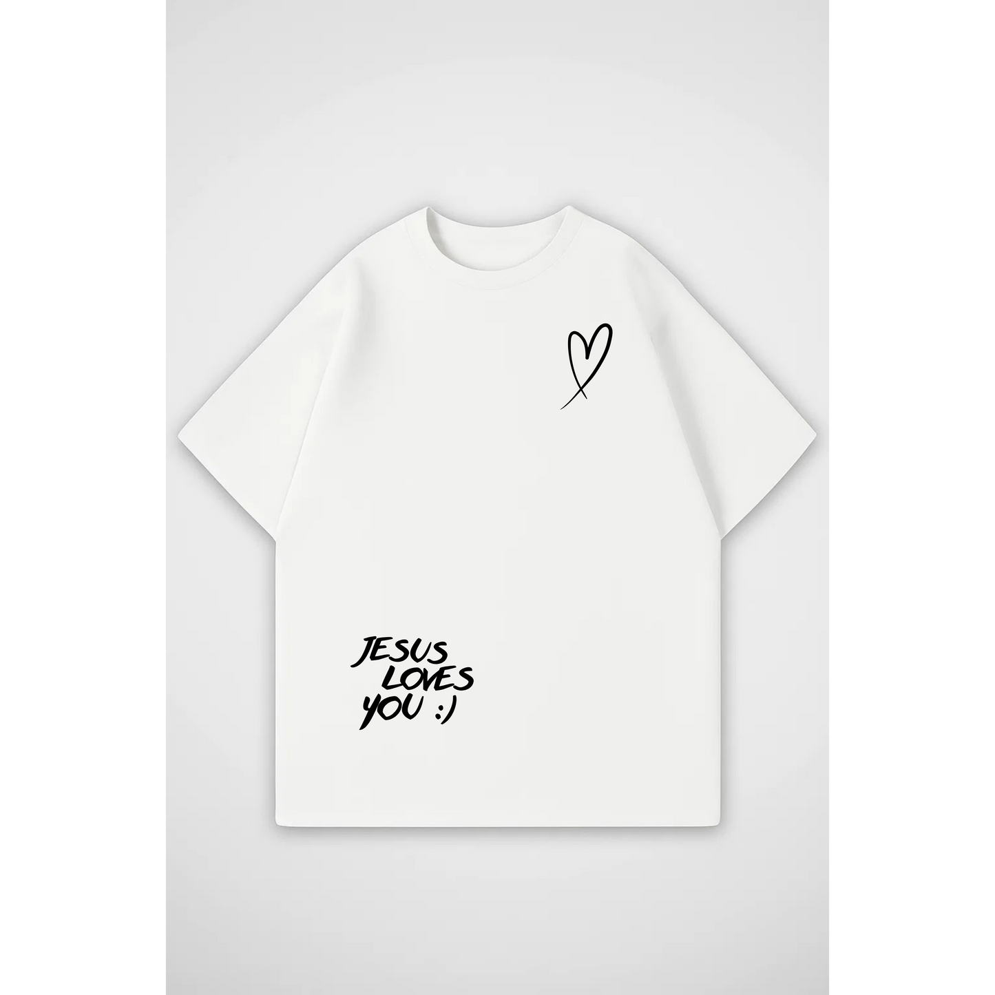 JESUS LOVES YOU | Oversized T-Shirt