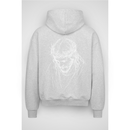 CHRISTIAN | Sweat à capuche zippé surdimensionné