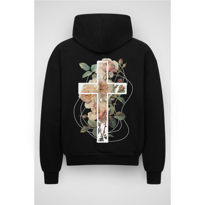 CROSS | Sweat à capuche zippé surdimensionné