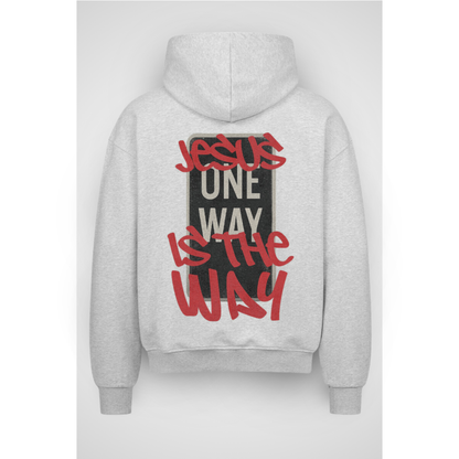 WAY2 | Sweat à capuche zippé surdimensionné