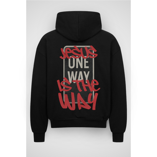 WAY2 | Oversized zipper hoodie