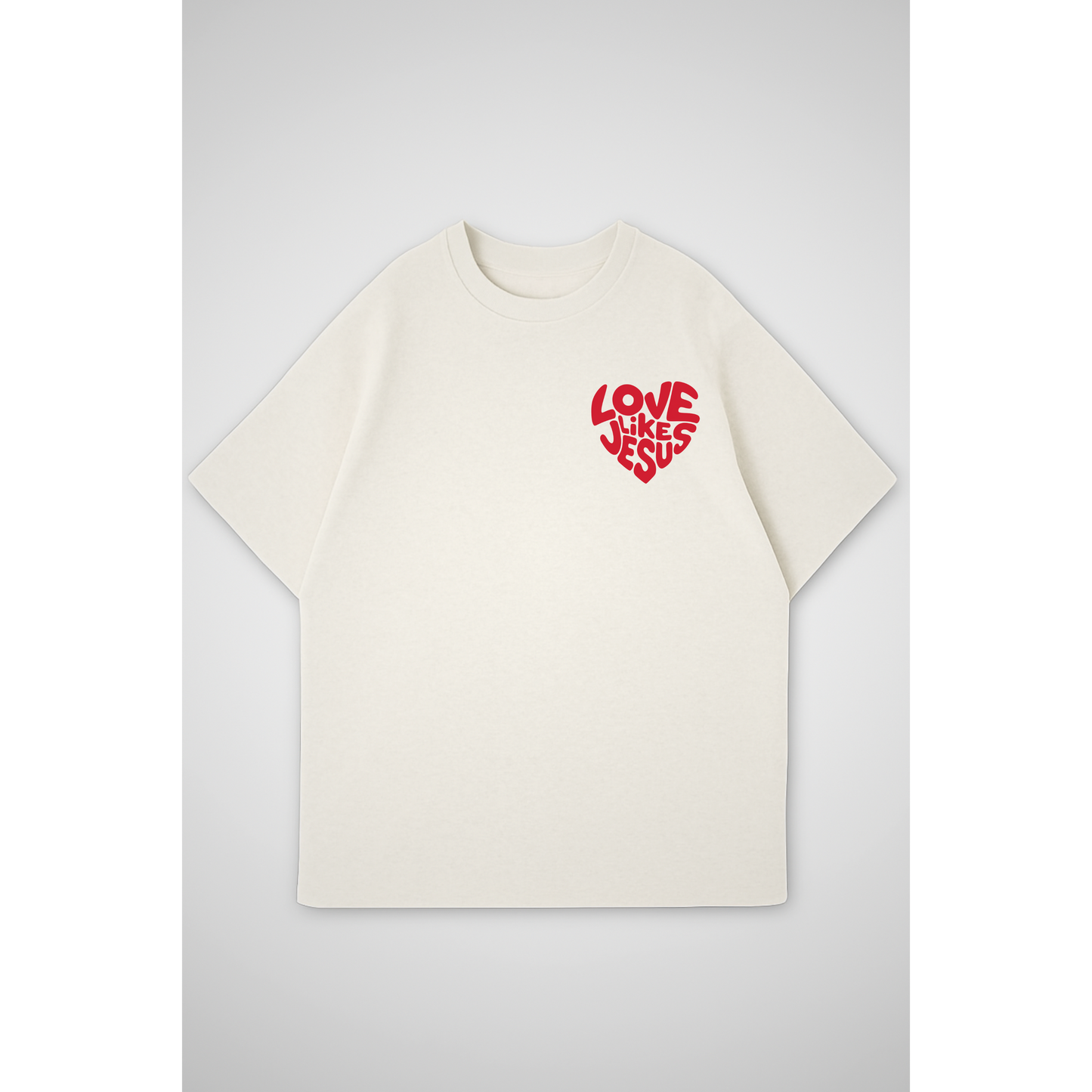 LIKEJESUS | Oversized T-Shirt (front print edition)