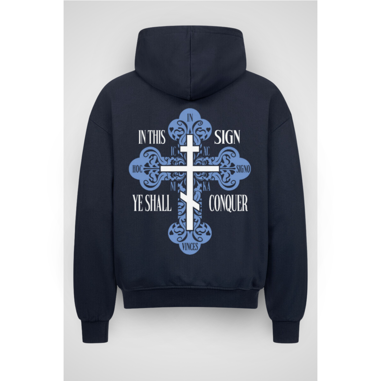 CONQUER | Oversized zipper hoodie