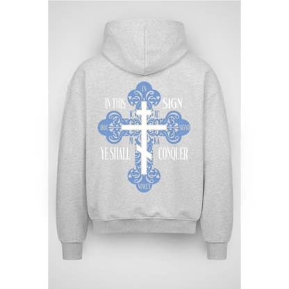 CONQUER | Oversized zipper hoodie