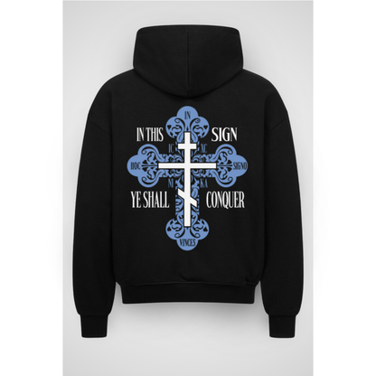 CONQUER | Oversized zipper hoodie