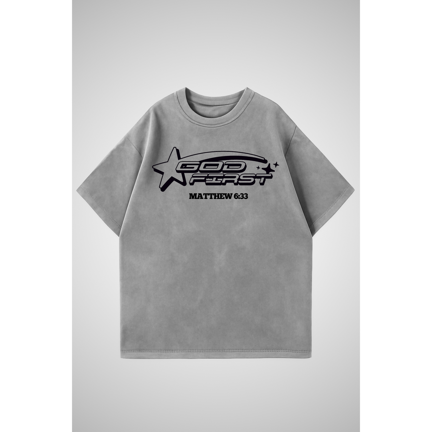 GOD FIRST | Oversized T-Shirt