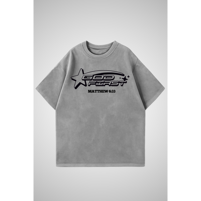 GOD FIRST | Oversized T-Shirt