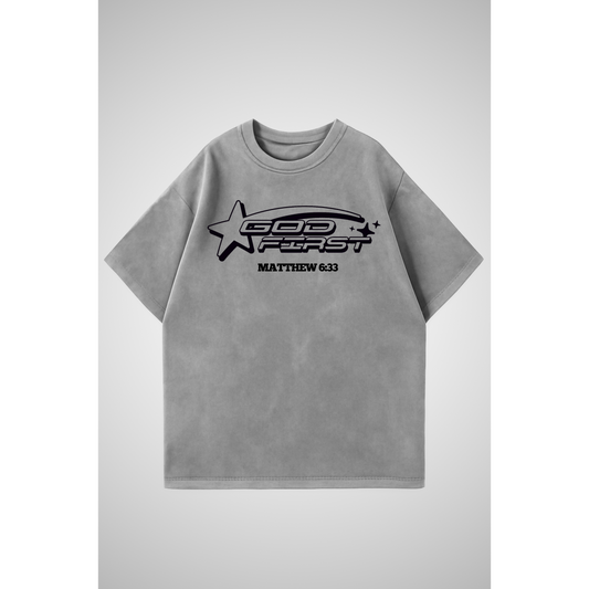 GOD FIRST | Oversized T-Shirt