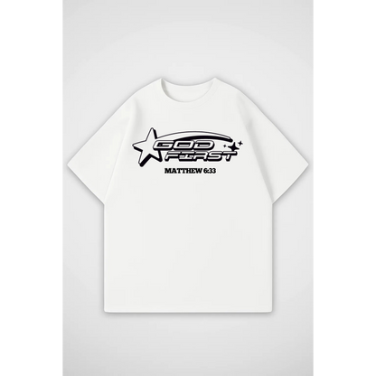 GOD FIRST | Oversized T-Shirt