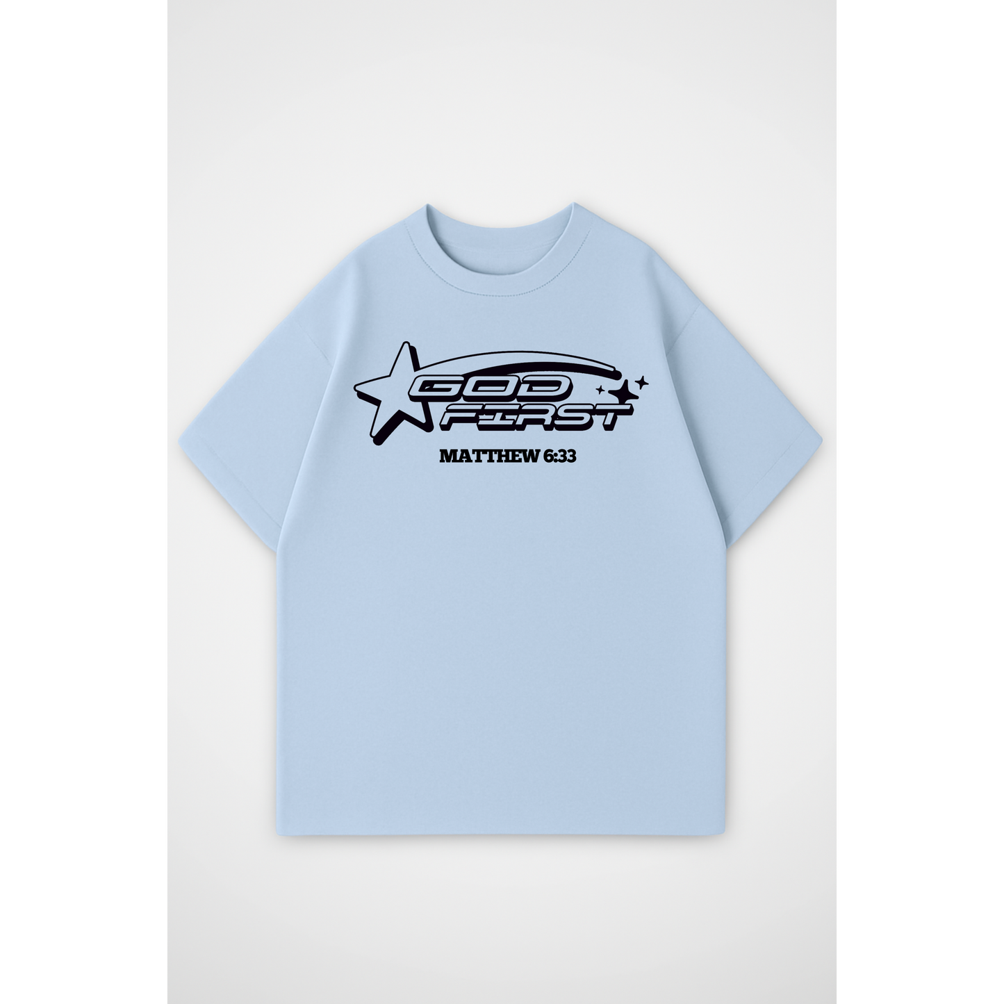 GOD FIRST | Oversized T-Shirt