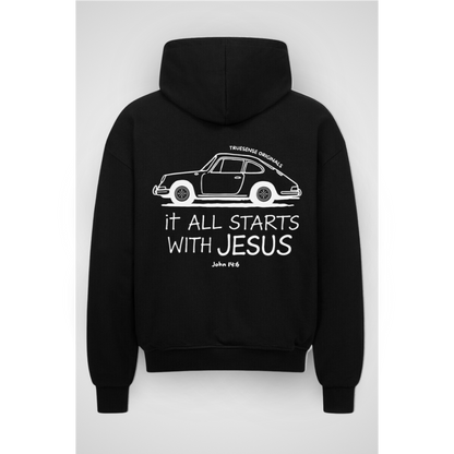 START | Oversized Zipper Hoodie