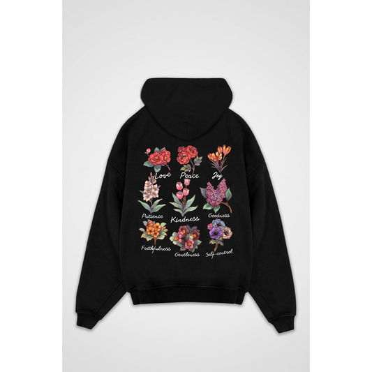 JOY | Oversized Zipper Hoodie