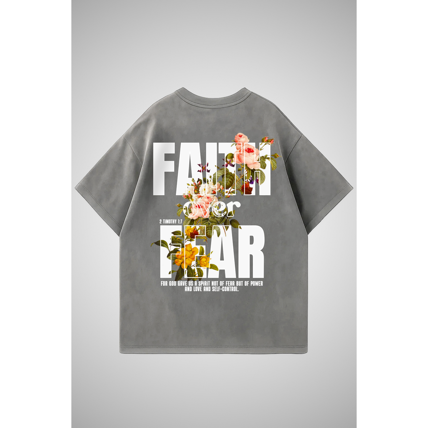 FAITH OVER FEAR | Oversized T-Shirt