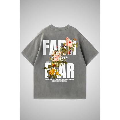 FAITH OVER FEAR | Oversized T-Shirt