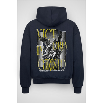 VICT | Sweat à capuche zippé surdimensionné
