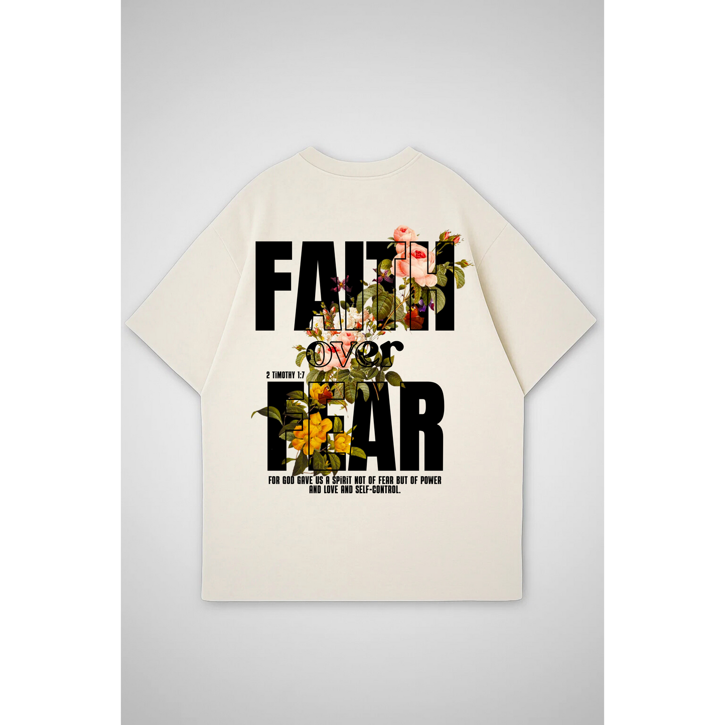 FAITH OVER FEAR | Oversized T-Shirt