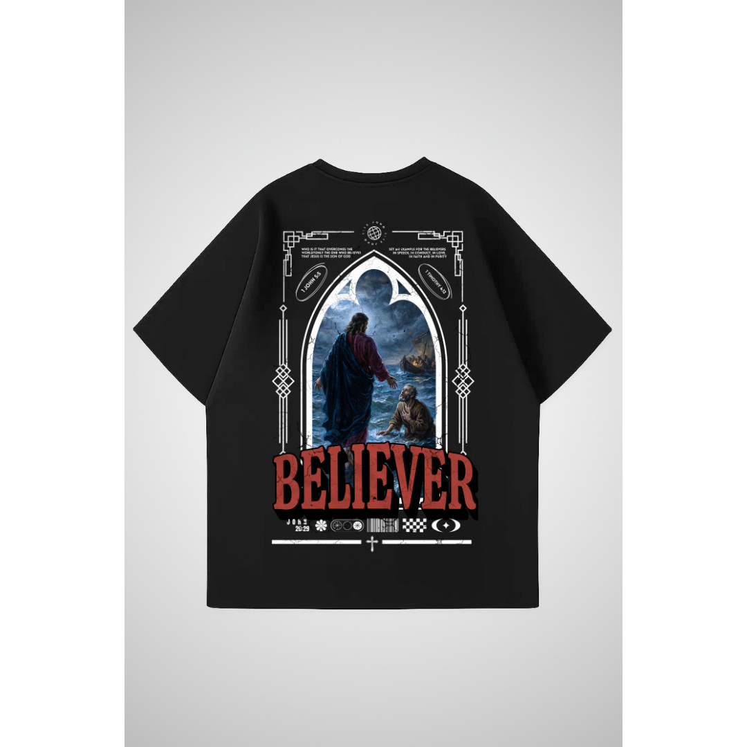 BELIEVER | Oversized Shirt