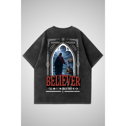 BELIEVER | Oversized Shirt