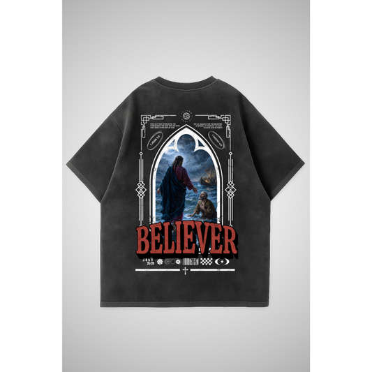 BELIEVER | Oversized Shirt