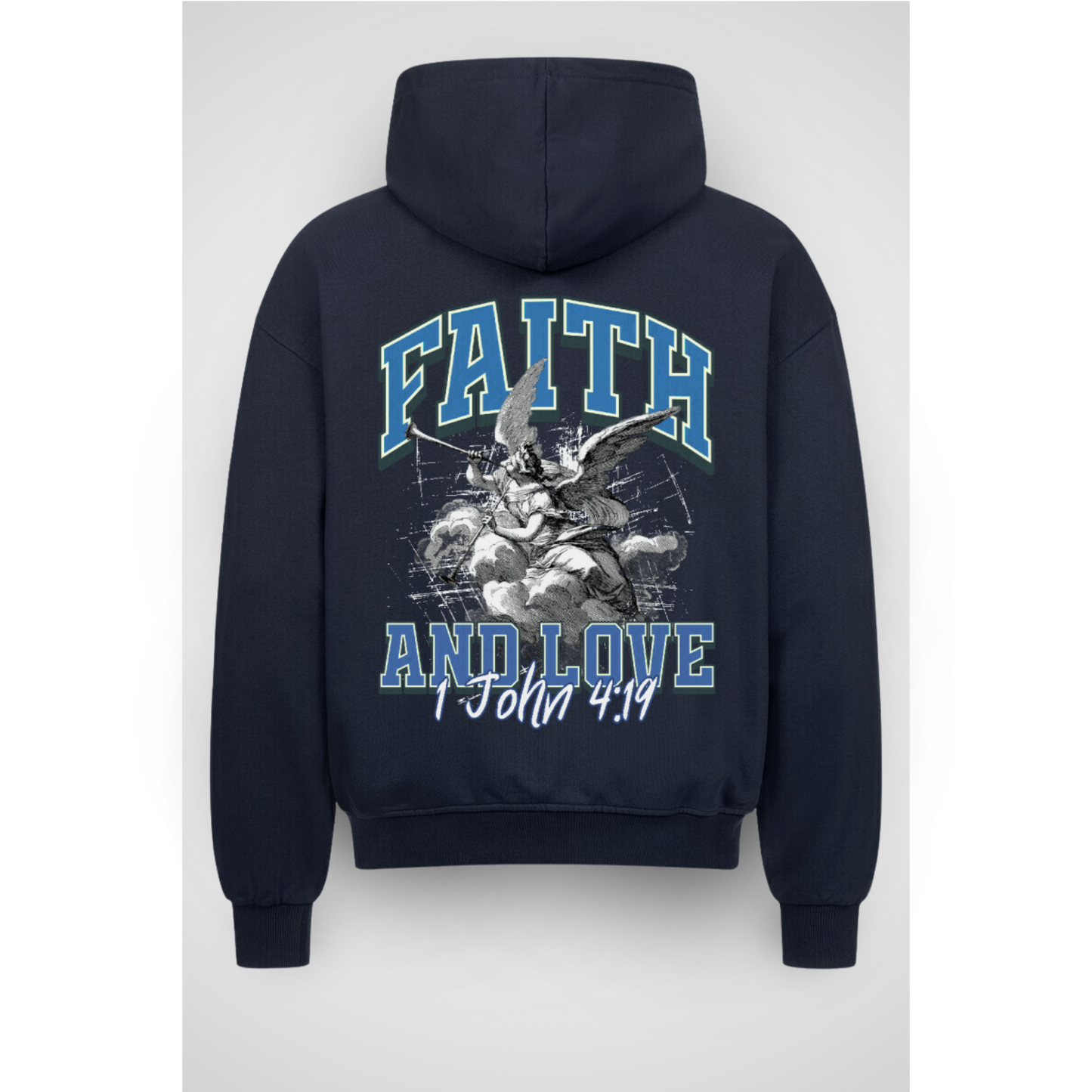 1JOHN4 | Oversized Zipper Hoodie