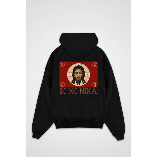 IC XC NIKA | Oversized Zipper Hoodie