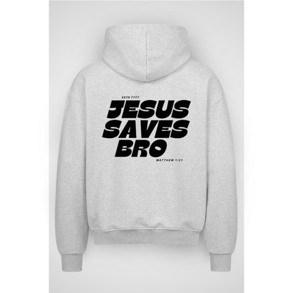 JESUS SAVES | Oversized Zipper
