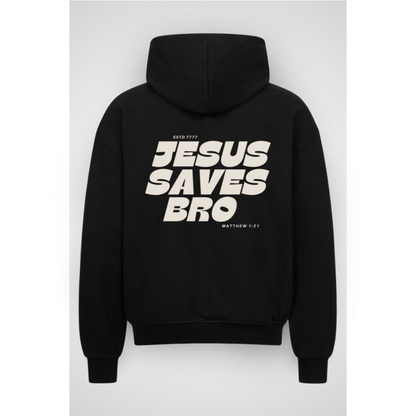 JESUS SAVES | Oversized Zipper